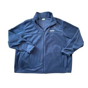 Columbia Zip up long sleeve jacket/coat;  navy blue size Men's 3X